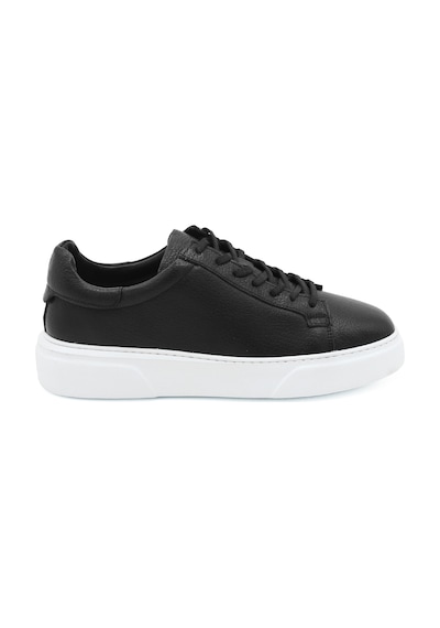 Makras Exclusive 777 Erkek Deri Sneaker Ayakkabı Siyah