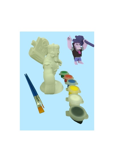 3d Brawl Stars Frank Figür Boyama Seti - Kendin Boya Hobi Ve Etkinlik Seti - Akrilik Boya + 2 Fırça