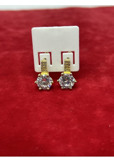 Firuze Gümüş Tek Taş Yüzük Kolye Küpe Beyaz Taşlı Gümüş Set & Tak