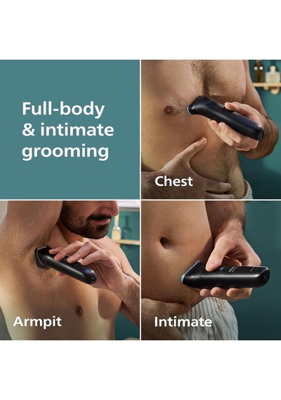 Tr Philips Norelco Body Groomer 5000, Body & Balls, Çift Başlı Düzeltici Ve 1 - 2 Saat