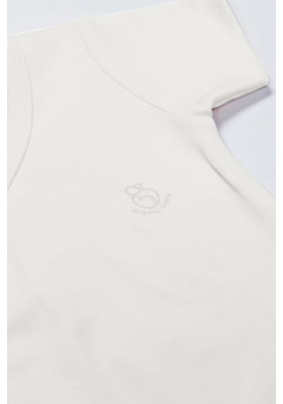Mey İthalat Organik Natural Basic Style Kruvaze Yarım Kol Body Bs17101 Ekru Diğer
