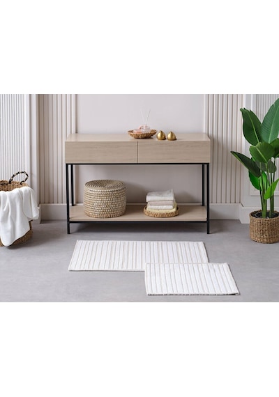 Doqu Banyo Paspası Lıva Krem-vizon 60x100 Diğer