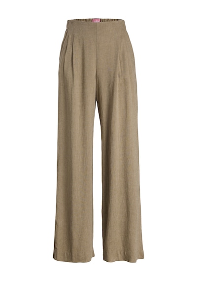 Jack & Jones Kadin Pileli Keten Karisimli Beli Lastikli Pantolon - Almira - 12287729 Silver Mink Jack & Jones Kadin Pileli Keten Karisimli Beli Lastikli Pantolon - Almira - 12287729 Silver Mink