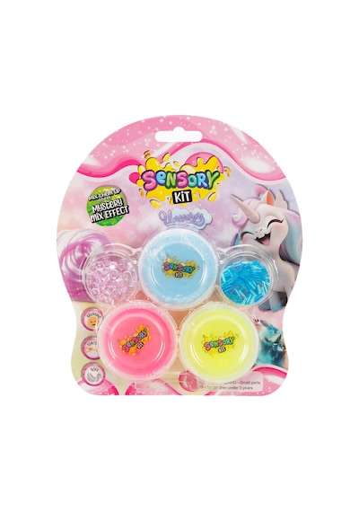 Mystery Mix Effect Unicorn Slime Seti - Sürpriz Karışımlı Eğlenceli Çocuk Oyun Hamuru Seti Çok  Renkli