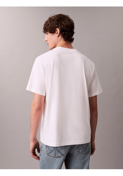 Calvin Klein Kısa Kollu 20s Calvin Matchbox Grafik Baskılı Erkek Beyaz T-shirt Lv04re802g-yaa Beyaz Calvin Klein Kısa Kollu 20s Calvin Matchbox Grafik Baskılı Erkek Beyaz T-shirt Lv04re802g-yaa Beyaz