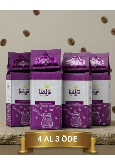 Şamna Sade Kahve 200g 4 Al 3 Öde-1353 Türk Kahvesi