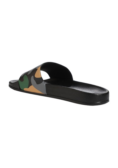Slazenger FALLOW Erkek  Siyah / Bej Kamuflaj Terlik