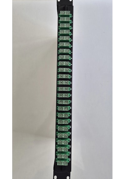 24 Port Fiber Optik Apc Patch Panel Set