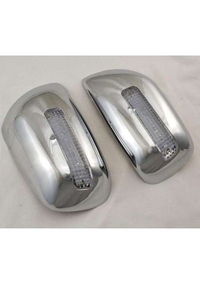 Toyota Uyumlu Rav 4 2006 2012 Ayna Kapağı Abs Krom Led