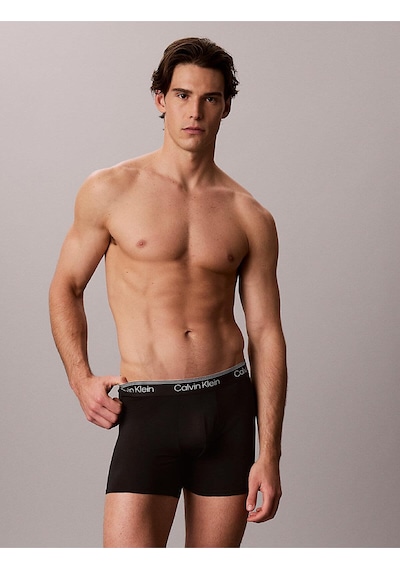 Calvin Klein Erkek 3'lü Brief Boxer Seti-15041 Siyah