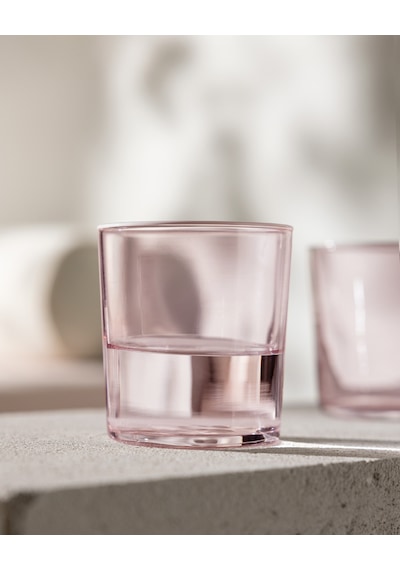 Pierretta-colourful 4'lü Su Bardağı Seti - Soft Pembe - 380 Ml 8684427334515 Çok Renkli