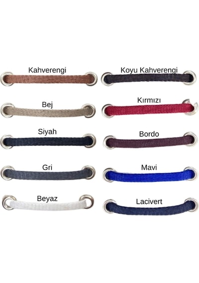 120 Cm Yassı Mumlu Bağcık