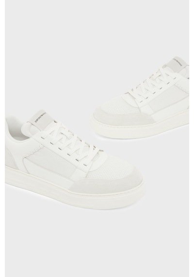 Emporio Armani Erkek Ayakkabı Em004836 Af24321 M0360 Beyaz