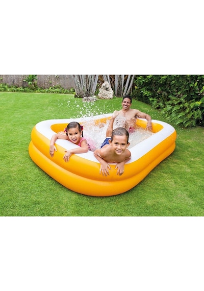 57181 Aile Boyu 2 Bölme Havuz 229 Cm Siyah