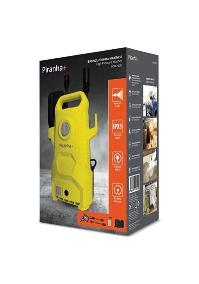 Piranha PCW-7926 Basınçlı Yıkama Makinesi 90 Bar 1200 W