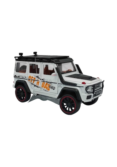 Die Cast Off Road Çek Bırak 1:22 Buhar Çıkartan , Sesli Ve Işıklı Buharlı Jeep