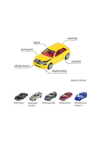 Simba 8502100000 Jdm Legends Premium Cars 6 Ass