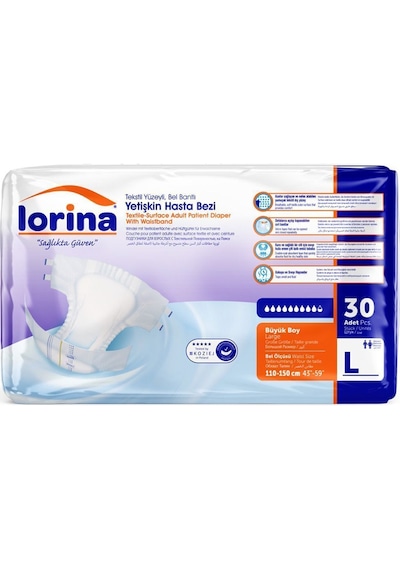 Lorina Bel Bantlı Hasta Bezi L 30 Lu L