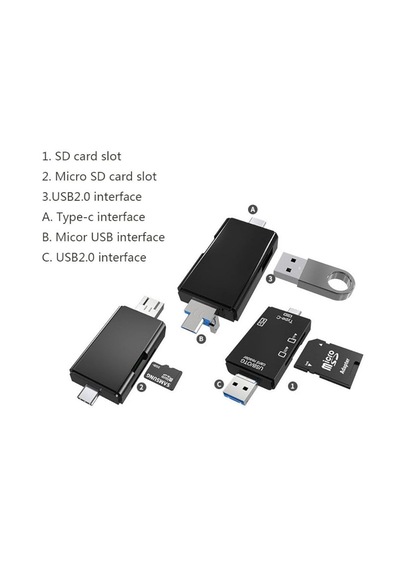 6ın1 Çoklu Dönüştürücü Adaptör