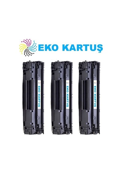 Canon Crg 725 Ekonomik lı 3 Lü Paket Uyumlu Toner Uyumlu