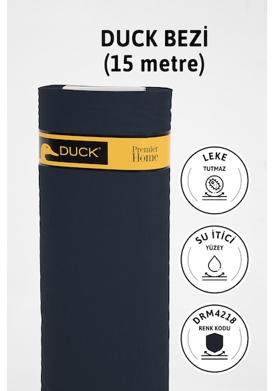 Premier Metrelik Duck Keten Kumaş Su İtici Bez 15 Metre Drm4218 - Lacivert