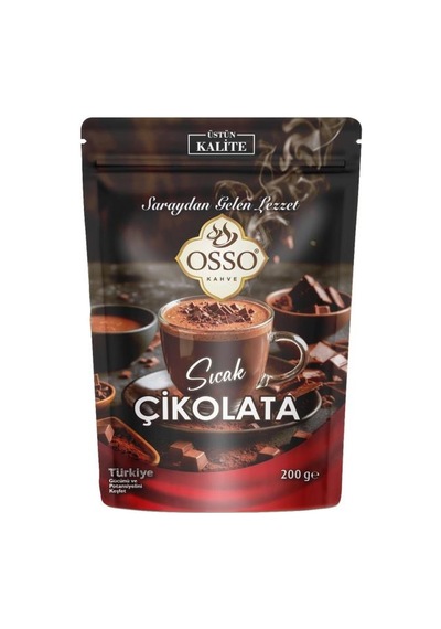 Osso Sıcak Çikolata 200 Gr Öğütülmüş