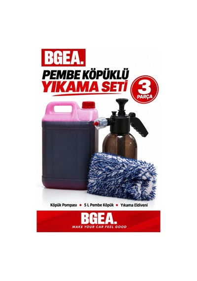 Bgea Premium Köpük Ve Yıkama Seti 4
