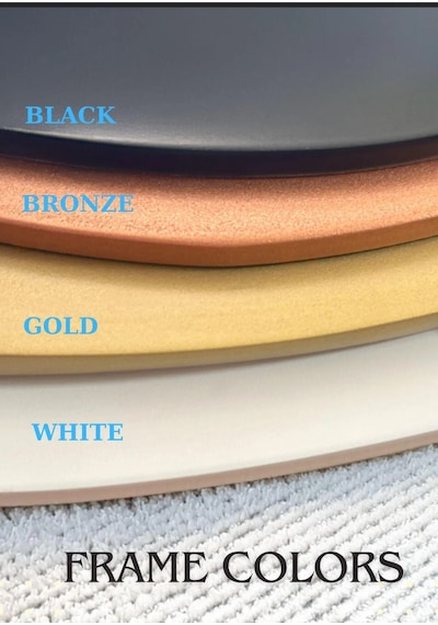 Ant Home Asimetrik Ayna Çerçeveli Ayna Duvar Aynası Konsol Aynası Banyo Aynası Çerçeveli Ayna Bronz