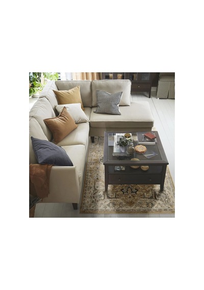 Ikea Jarnvag Halı 133 X 195 Cm Bej - Koyu Bej