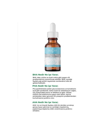 Doğal Eczane Aha+bha+pha Leke Gidermeye Yardımcı Ve Yenileyici Cilt Serumu 30 Ml
