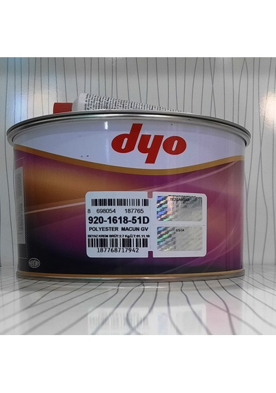 Dyo 1618 Polyester Gv Macun2,7Kg Galveniz