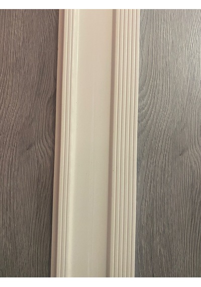 10 Cm Polimer Lake Beyaz Süpürgelik