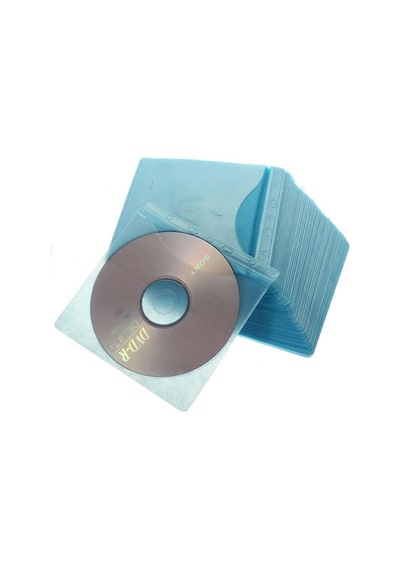 Delux Serisi Torima Cd-dvd Zarfları Çift Yönlü 100 Lü Dosya Kılıfı Saklama Kabı Muhafaza Aracı