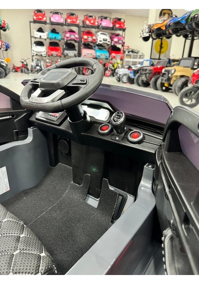 Audi Akülü Araba 12 Volt 0-5 Yaş Gri