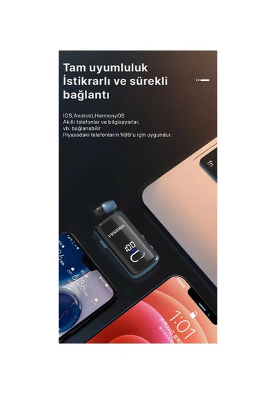 Bluetooth Kulaklık Titreşimli Makaralı Fineblue F910 Diğer