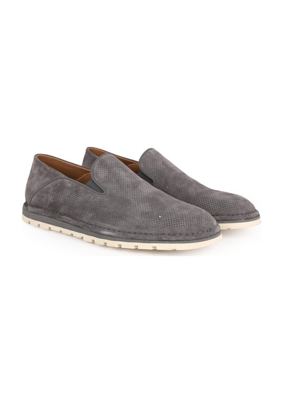 Libero Erkek Loafer Ayakkabı Hakiki Süet Deri Delikli Perfore Desenli Pratik Slip-on Esnek Tırtıklı Termo Taban L5989 Antrasit Libero Erkek Loafer Ayakkabı Hakiki Süet Deri Delikli Perfore Desenli Pratik Slip-on Esnek Tırtıklı Termo Taban L5989 Antrasit