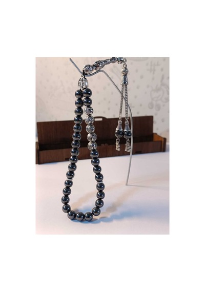 Kişiye Özel Hematit Taşı Tesbih İsim Yazılı Tesbih Harf Püsküllü Erkek Tesbih Erkek Hediyelik Ahşap Kutulu Özel Tasarım Gri - 918358143 Gri - 918358143 Gri