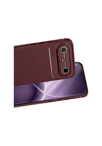 Uryport Tecno Spark Slim 5g Auto Focus Karbon Kapak - Bordo