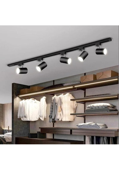 Mylights Ray Spot Beşli Led Spot Panasonıc Ampullü Gün Işığı Ampullü Ray Spot Avize
