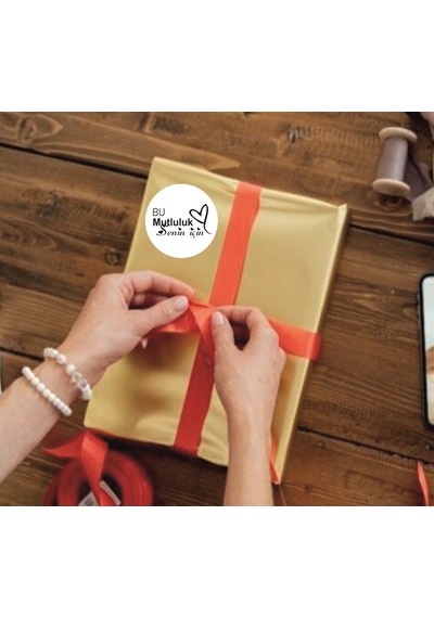 Yuvarlak Yapışkanlı Sticker Etiket 5 cm 100 Adet