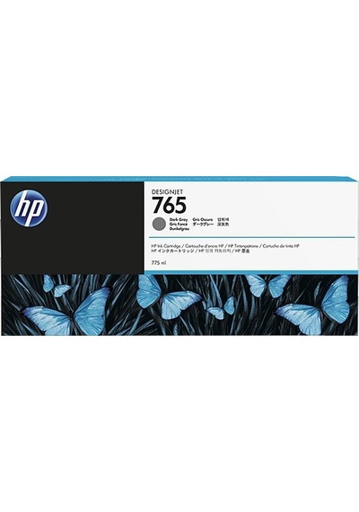 Hp 765 F9J54A Koyu Gri Kartuş Eski