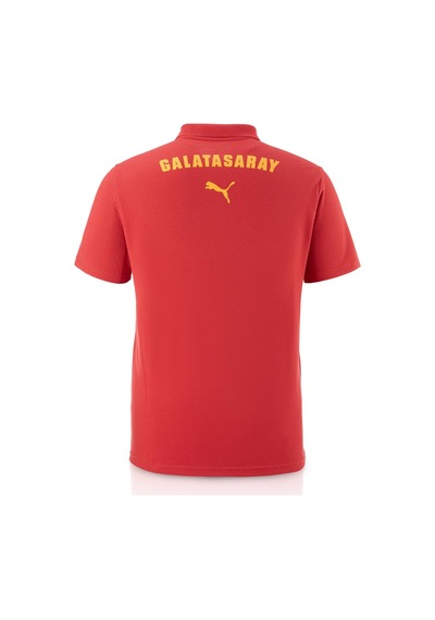 Galatasaray Lisanslı Puma Kırmızı 5 Yıldız Polo T-shirt Kırmızı