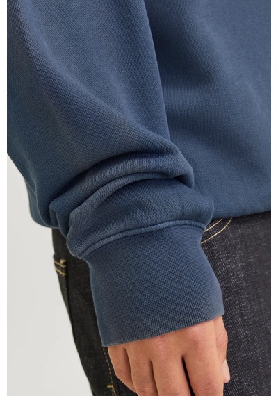 Jack & Jones Jjecharge Erkek Sweatshirt Indıgo