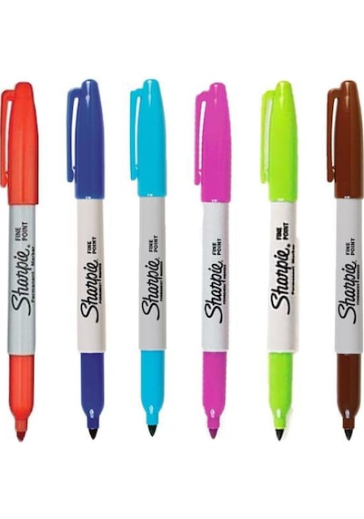 Sharpie Fine Permanent Markör -6'lı Set