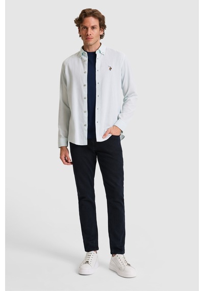 U.s. Polo Assn. Erkek Nil Gömlek Basic 50322343-vr083 Nıl