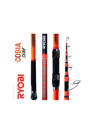 Ryobi Cobia 4.25 Cm 100-300gr Teleskopik Surf Olta Kamışı