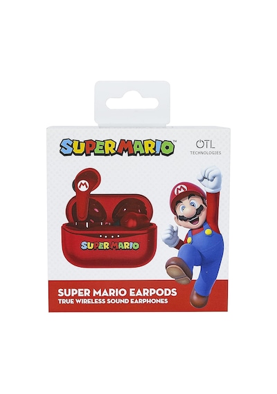 Nintendo Super Mario Kablosuz Kulaklık Earpods Lisanslı Şarj Kutu