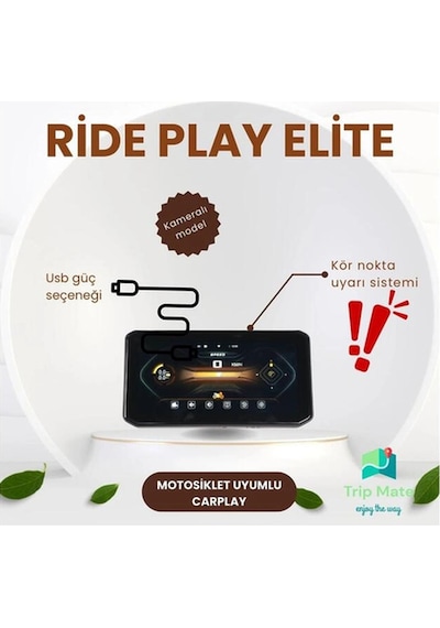 Ride Play Elite Kameralı Motosiklet Carplay Ve Android Auto