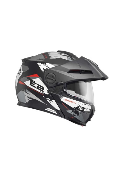 Schuberth E2 Çene Açılır Motosiklet Kaskı Trail Grey Gri
