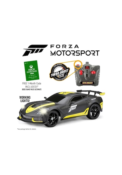 New Bright 1:16 Rc Forza Motorsport 2.4 Ghz. Işıklı Usb Şarj Corvette Zr1 Siyah Çok Renkli